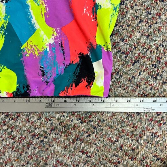 Yitty Major Label Rainbow Confyitty One Shoulder Activewear Crop Top Size 3X - Picture 10 of 12